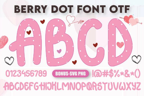 Berry Dot: A Playful Typeface for Sweet Designs