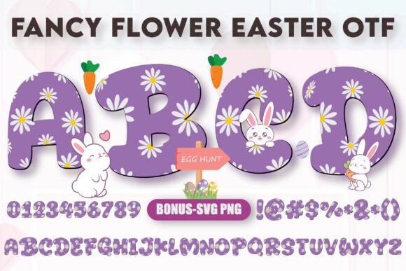 Celebrate Spring with the Fancy Flower Easter Font