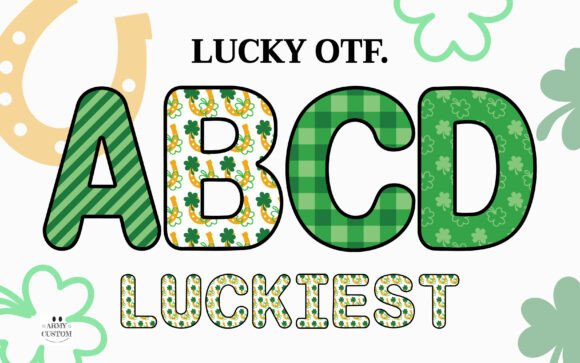 Celebrate St. Patrick's Day with the Army Lucky Font