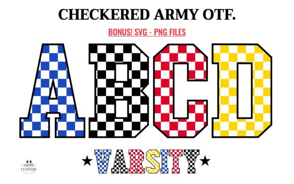 Checkered Army Bundle: Fueling Your Design with Racing Spirit