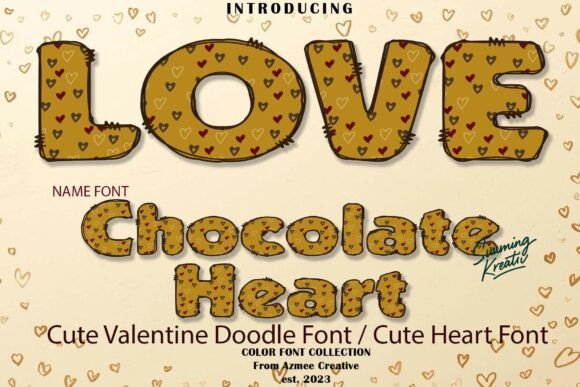 Chocolate Heart: A Sweet Typeface for Your Sweetest Designs