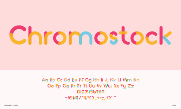 Chromostock Chromatic: A Font Built for Bold Visuals