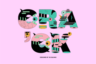 Crack: A Surrealist Color Font for Bold Projects