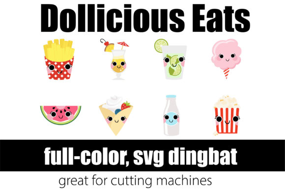 Dollicious Eats: A Delicious Dingbat Font for Creative Projects