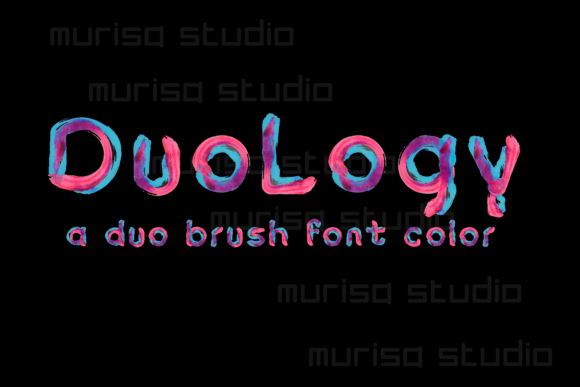 DuoLogy: A Cool, Uniquely Designed Color Font
