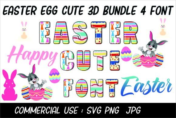 Easter Egg Cute: The Whimsical Typeface for Spring Designs