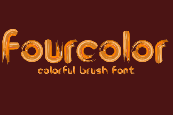 Fourcolor: The Vibrant Brush Font That Energizes Your Projects