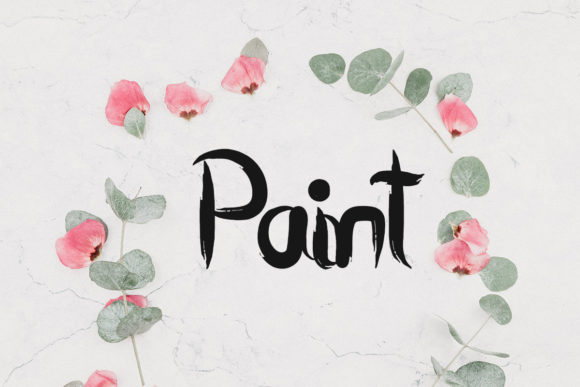Paint: The Expressive Brush Font for Modern Design