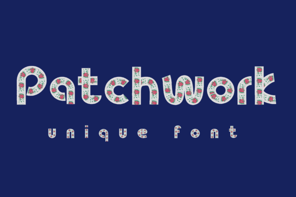 Patchwork: A Creative Color Font for Modern Designers