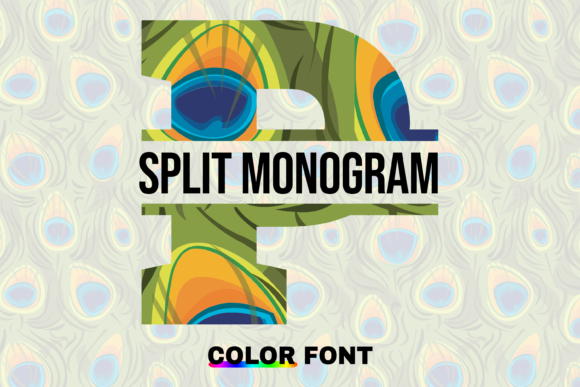 Peacock Split: A Modern Display Font with Personality