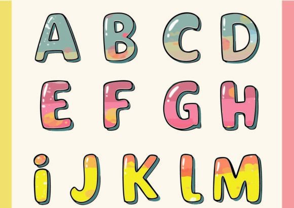 Raya: A Colorful Font That's a Typographic Painting
