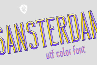Sansterdam: A Condensed Geometric Typeface with a Colorful Twist