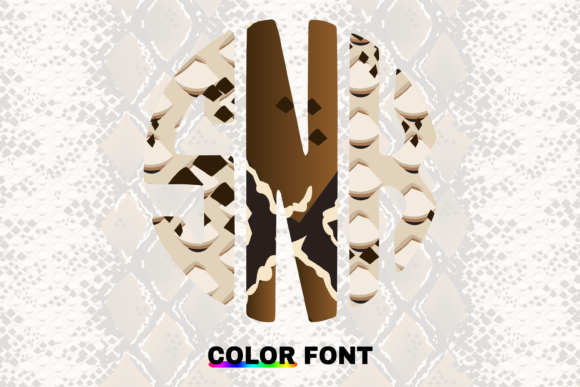 Snake Circle: A Monogram Font with a Twist