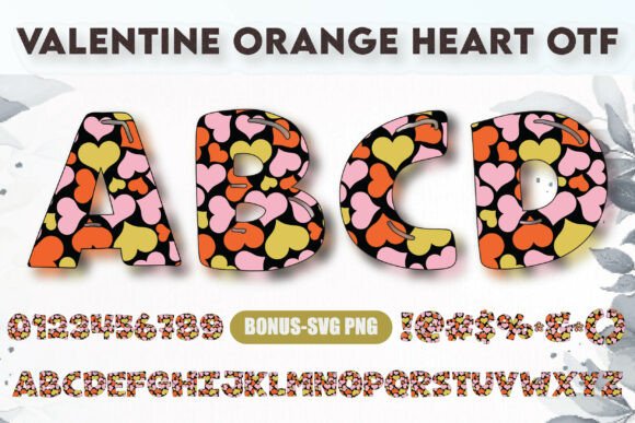 Valentine Orange Heart: A Fresh Take on Romantic Design
